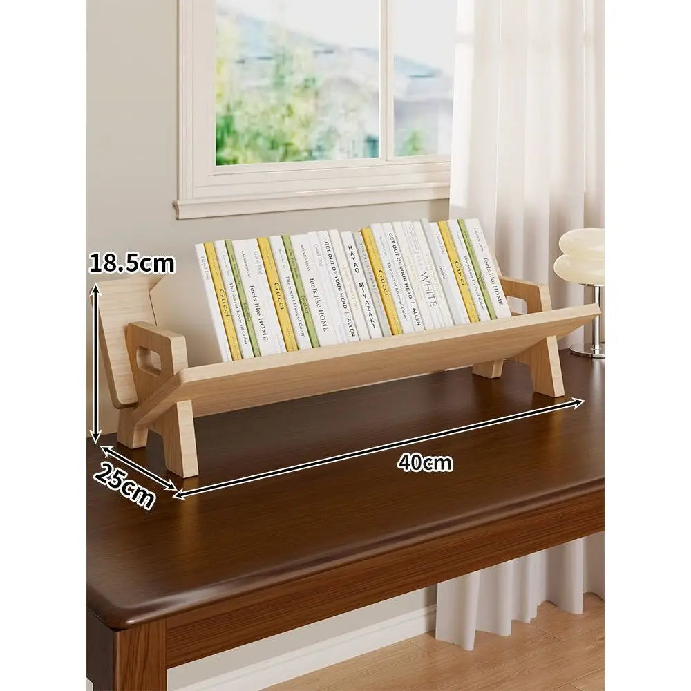 Bibliothèque inclinable en bois dans le salon/bureau, étagère à livres de bureau, organisateur, étagères de rangement pour affichage CD/magazine/livres