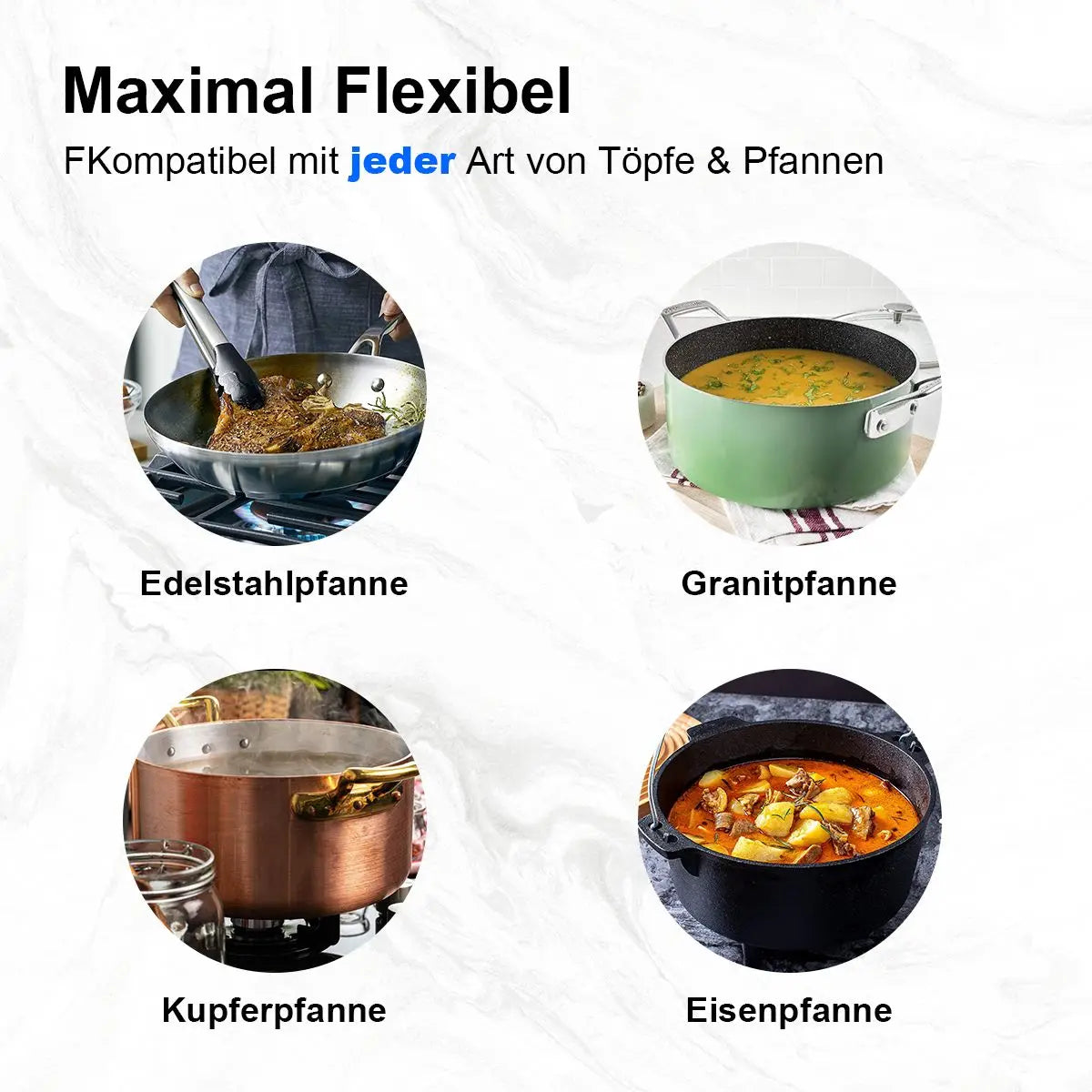 Stainless Steel Gas Hob Automatic Flame Protection 2 Bulbs | Dual Fuel Natural Gas/Propane Built-in/Freestanding 2400W 220-240V