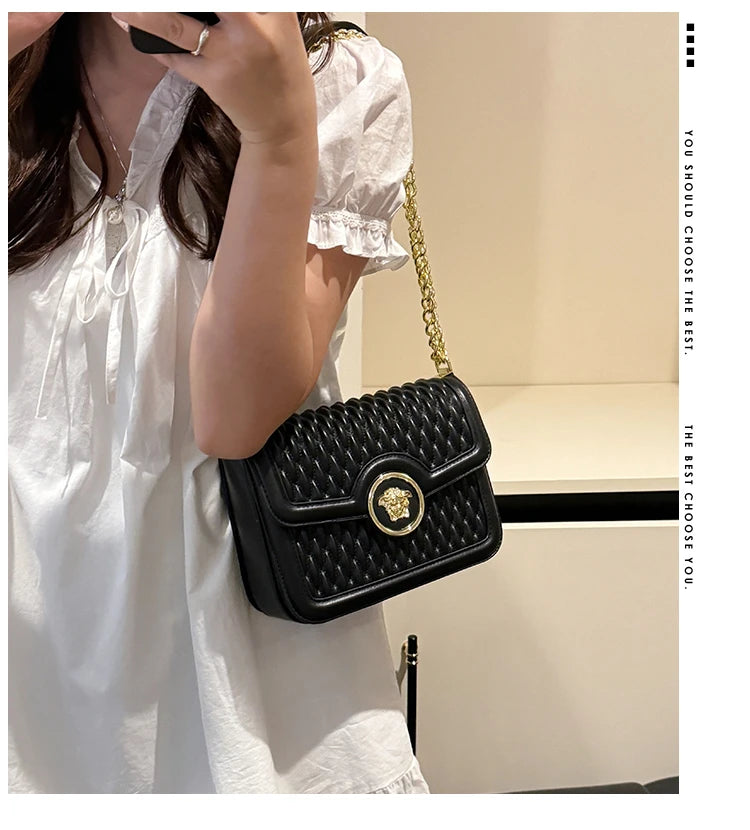 Leather Crossbody Bag Women's Shoulder Bag Messenger Bag Tote Bags Classic Elegant Luxury Brand