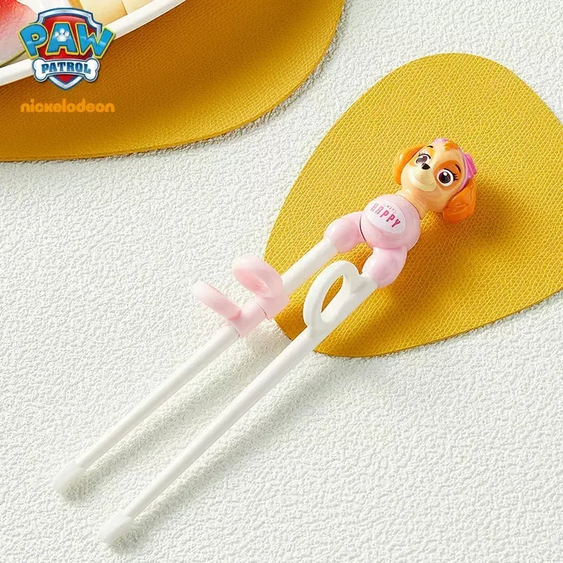 Paw Patrol Kid Chopsticks Chase Skye Cute Cartoon Good Quality Training Chopsticks Toddlers Spoon Fork Tableware Boys Girls Gift