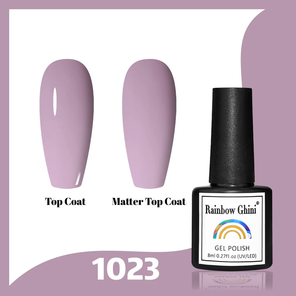 Gel Vernis à ongles semis permanents Paillettes 8Ml 150 couleurs