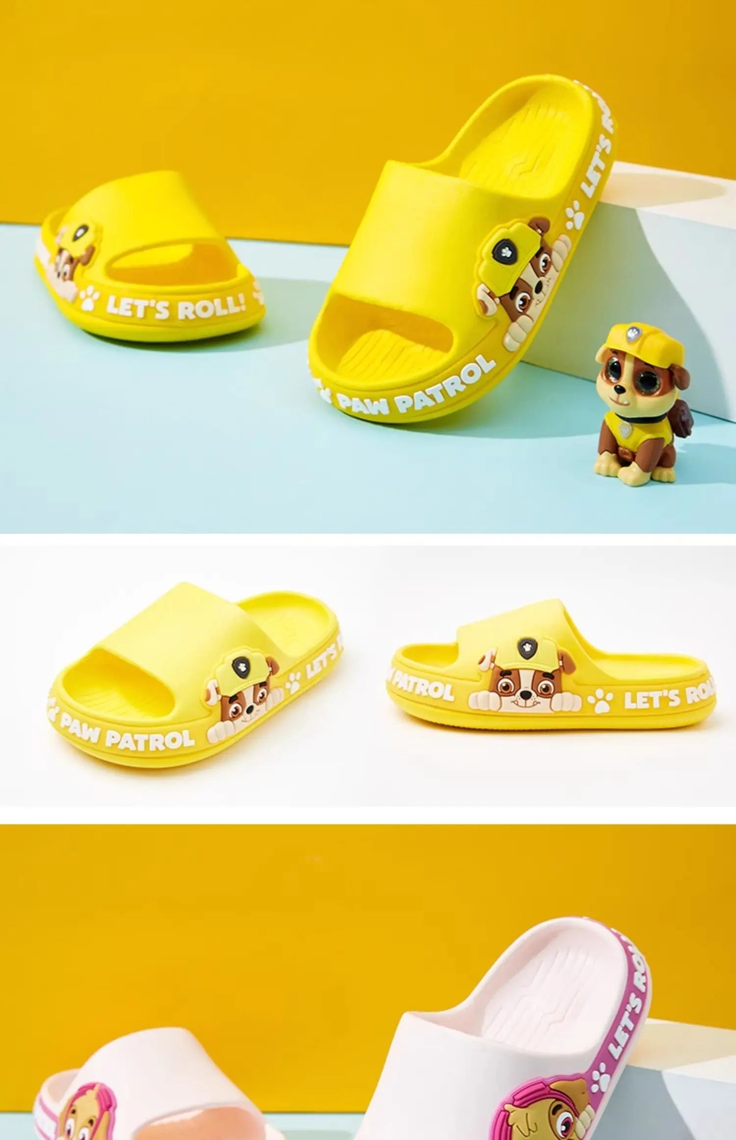 Paw Patrol  Children'S Slippers Woof Team Summer Boys Girls Indoor Non-Slip Bathroom Bath Slippers Baby Home Home