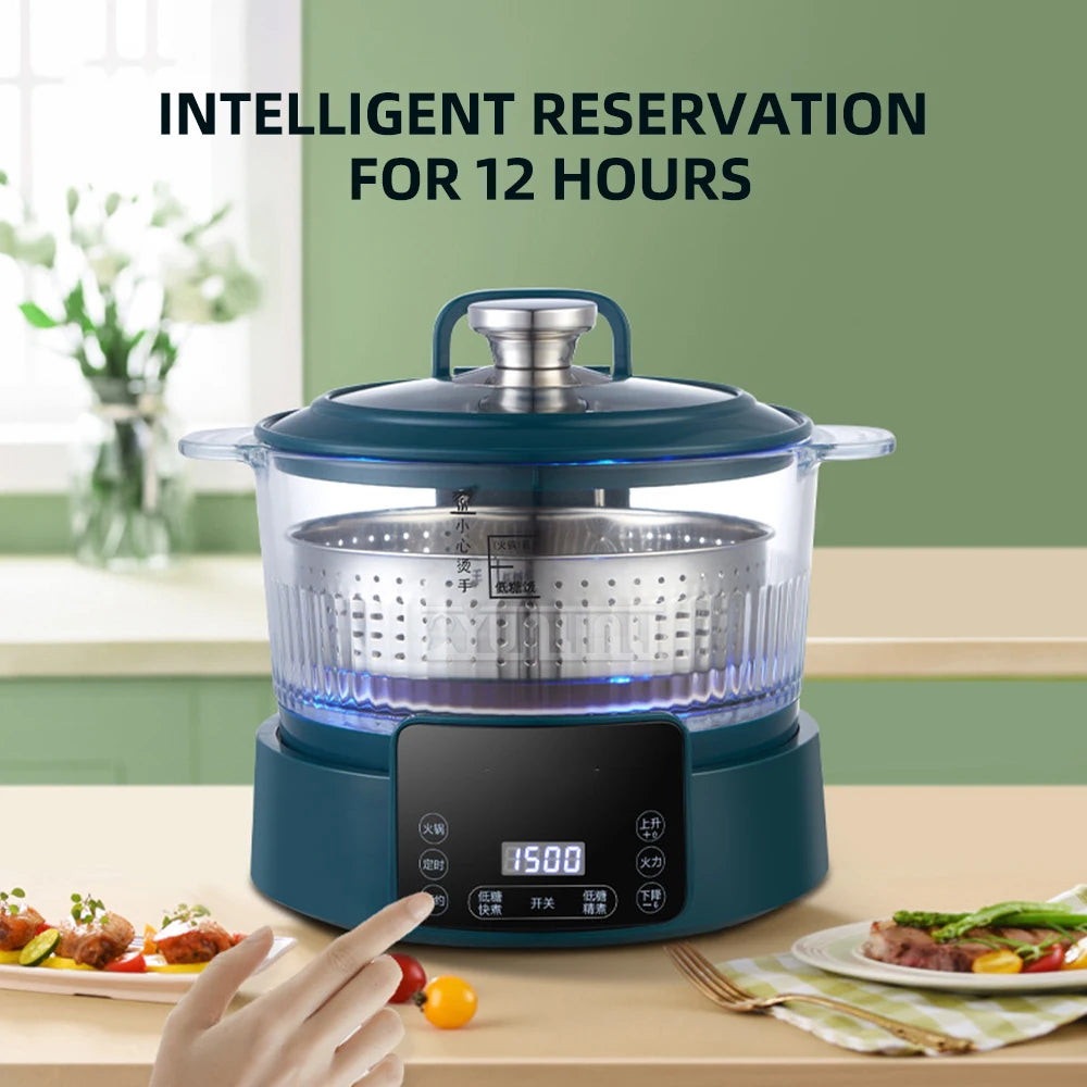 3L  Rice Soup Separation Lifting Electric Hot Pot Sugar-controlled Rice Cooker Household Intelligent Health Pot
