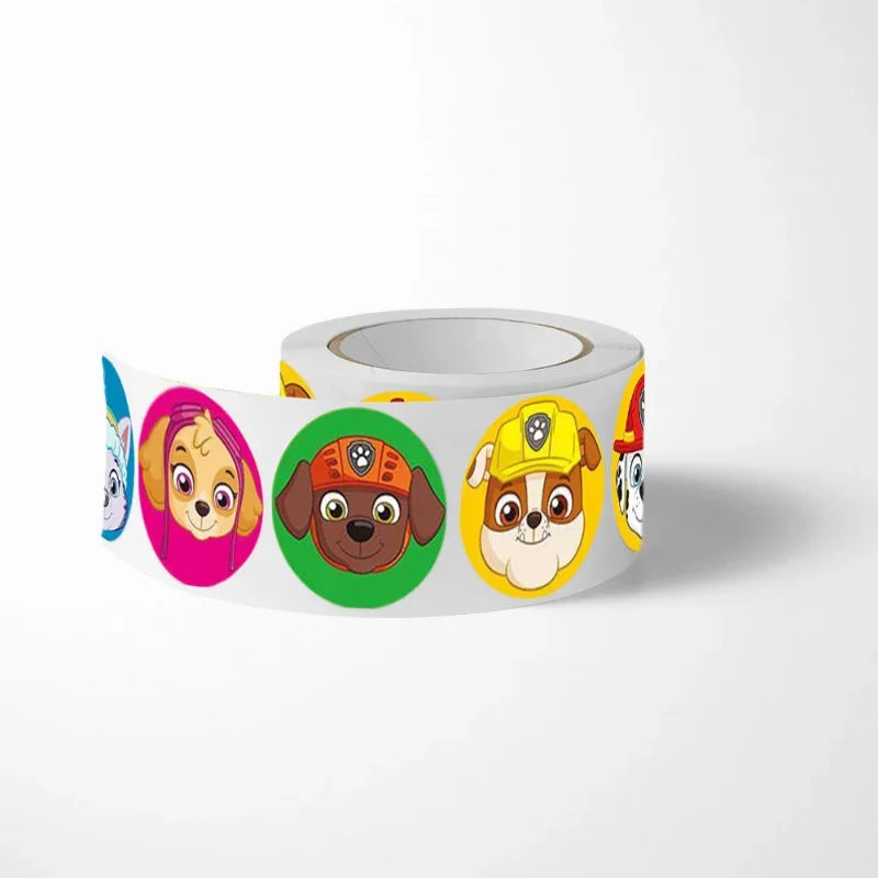 Paw Patrol Sticker Children Cartoon DIY Gift Sealing Label Decorative Thank You Stickers Party Candy Stickers Stationery