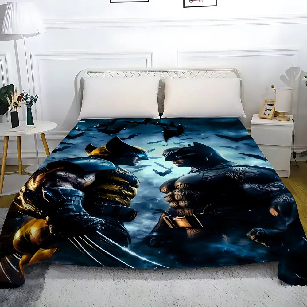 Bedding Adult Children Bed Sheet (no pillowcase) Droop Full Encirclement Mattress Anime For B-Batmans Cover Seasons Universal