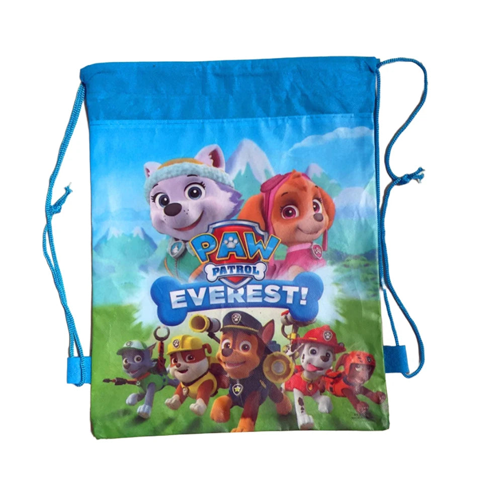 PAW Patrol Birthday Chase non-woven Fabric Children Favorite Travel Bag Party Decor Dog Cute Cartoon Children's Toy Bag Gifts