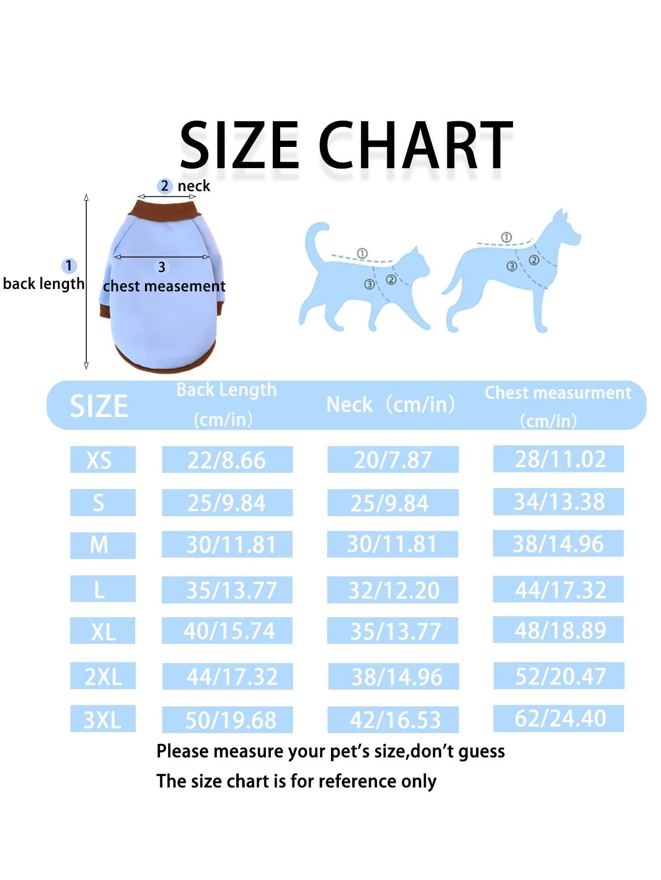 XS-3XL Pet Christmas Clothing, Cat & Dog Winter Warmth  Sweatshirt For Celebrating Christmas Party