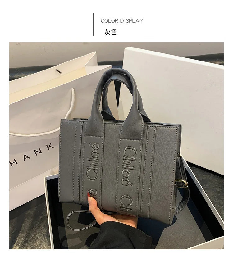 ‌2025 Fashion Embroidery Handbag - Adjustable Shoulder Tote, Crossbody Purse, Trendy & Practical, Perfect for Daily Outfits‌