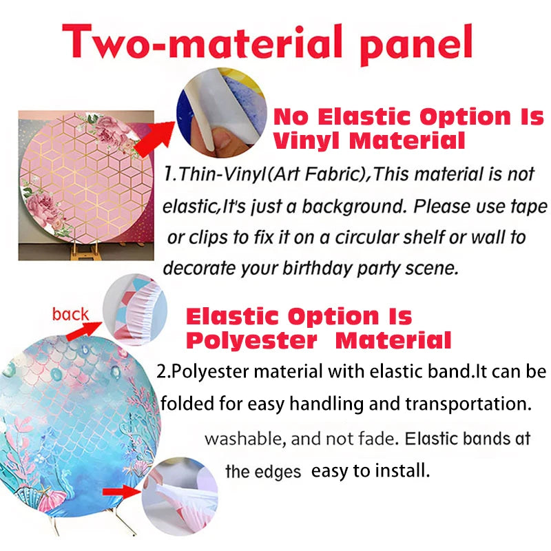 Paw Patrol Background Round Photo Boy Kid Birthday Party Backdrop Blue Runing Hero Dog Cylinder Elastic Cover Decorations Banner