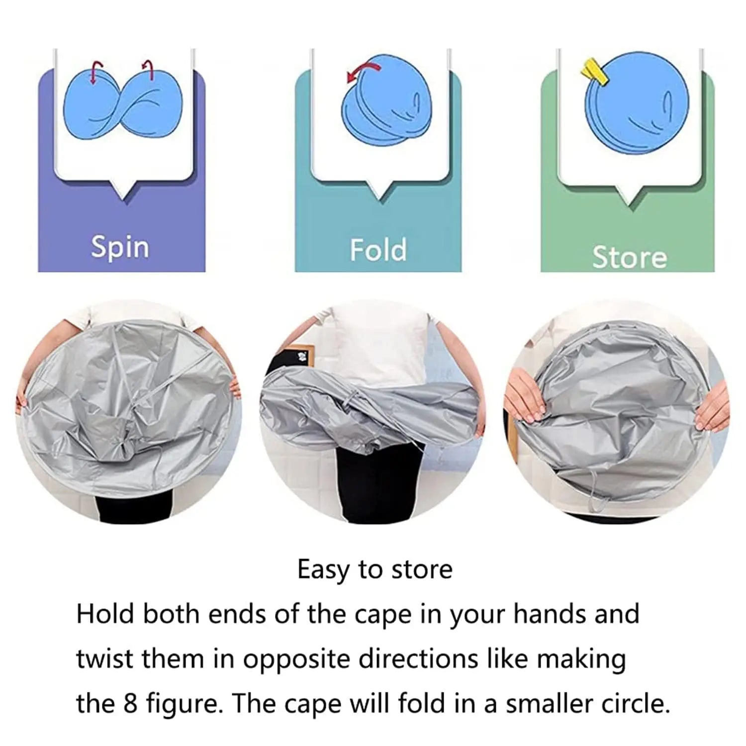 Cape de coupe de cheveux