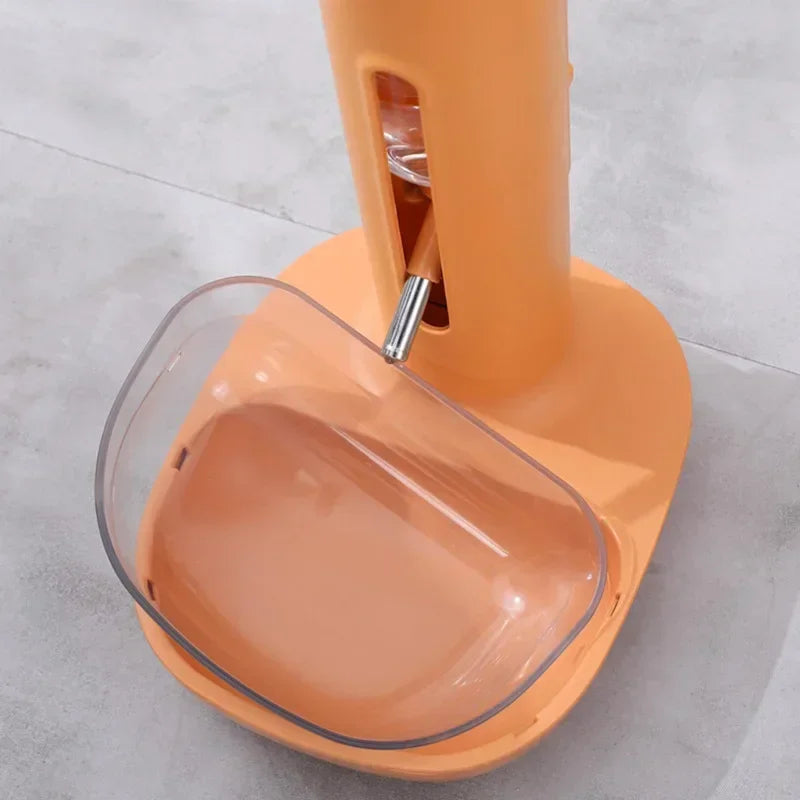 وعاء شرب أوتوماتيكي للحيوانات الأليفة، وعاء طعام للكلاب، زجاجات مياه، وحدة تغذية عالمية للقطط والجراء، موزع قابل للرفع، حامل طعام للحيوانات الصغيرة