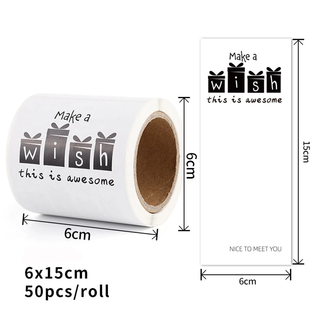 50pcs Flower Thank You Stickers Seal Labels For Gift Or Commodity Decor Stickers Small Business Packaging Sealing Stickers