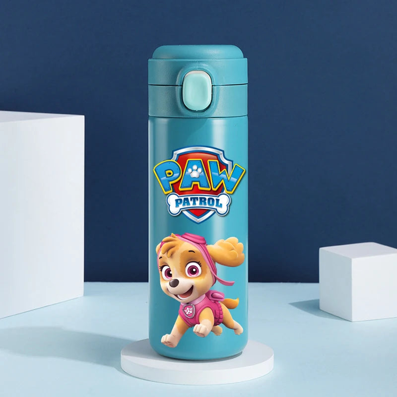 PAW Patrol 420 ML Thermos Mug Anime Kawaii Cartoon 304 Stainless Steel Portable Water Cup Travel Water Bottle Cups Kids Gifts