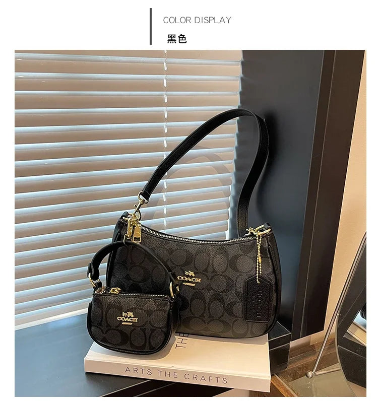 2025 Latest! Modern Vintage Cherry Crossbody - Mahjong - Style Chain Bag, Shoulder/Underarm Design, Women's Light Luxury