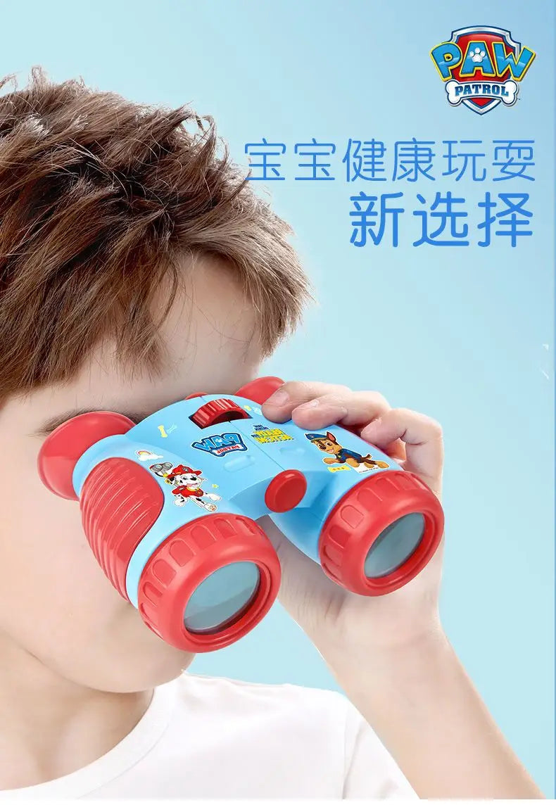 New cute and creative cartoon pattern lightweight portable high-definition binoculars toy for boys and girls of the Paw Team