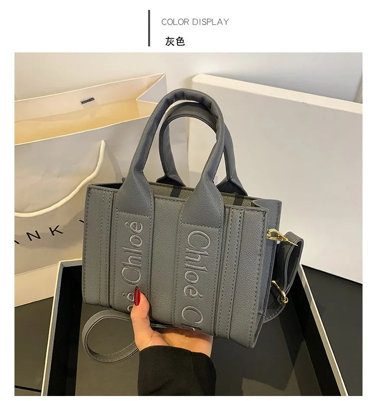 ‌2025 Fashion Embroidery Handbag - Adjustable Shoulder Tote, Crossbody Purse, Trendy & Practical, Perfect for Daily Outfits‌