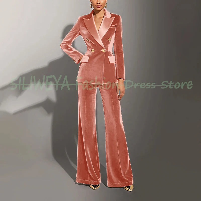 Ensembles femmes velours vert