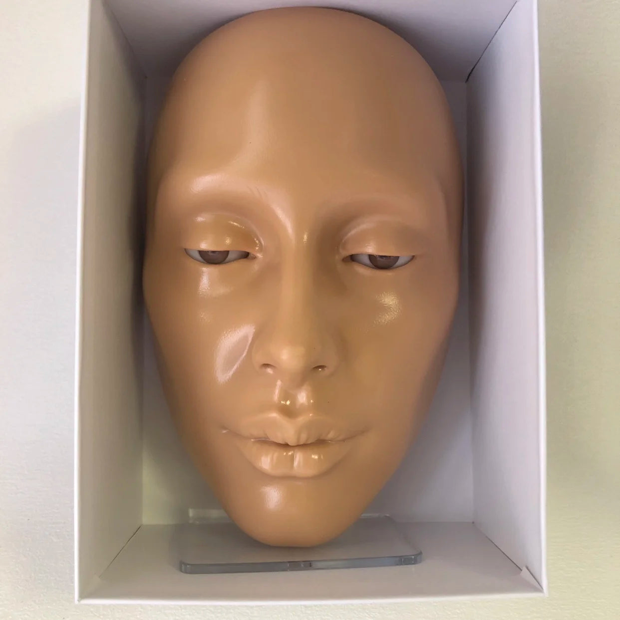 Maquillage Plein visage Pratique Modèle 5D Silicone Bionique Peau Mannequin Œil sourcil Cils Ombre à paupières pour débutant Maquilleur