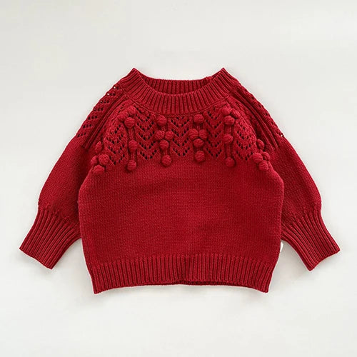 2025 New Autumn 0-3Yrs Children Clothes Suit Long Sleeved Knitted Pullover Sweater+PP Shorts Toddler Baby Girl Clothes Set