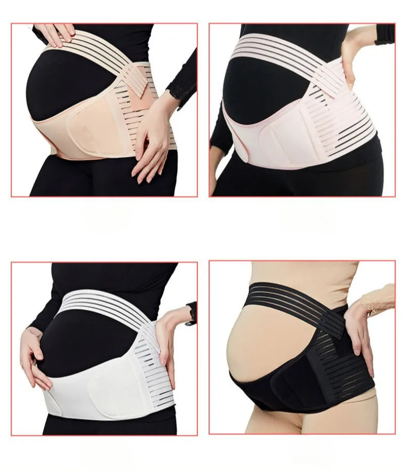 M/L/XLPregnant Women Support Belly Band Back Clothes Belt Adjustable Waist Care Maternity Abdomen Brace Protector Pregnant Women