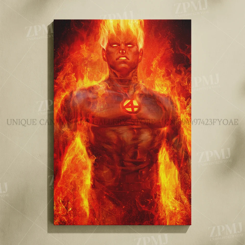 Marvel Comics Female Characters Canvas Pictures Home Decoration Paintings Poster HD Prints Wall Art The Avengers Room Frameless