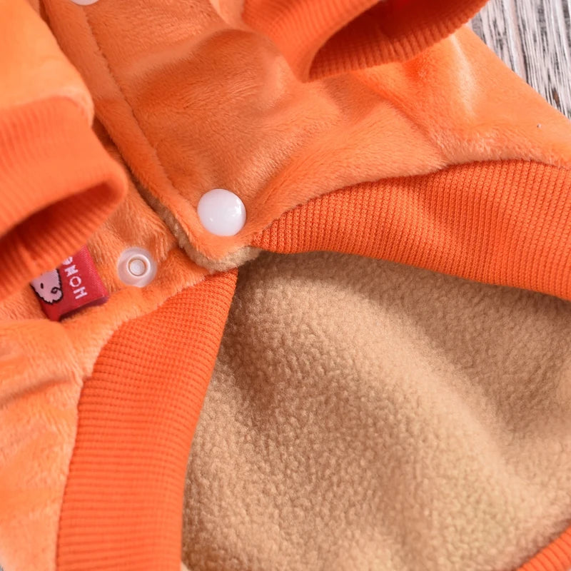 Orange Pet Apparel For Small Medium Large Dogs Funny Autumn Winter Cat Corgi French Bulldog Yorkie Hoodie Clothes XS 6XL Stuff
