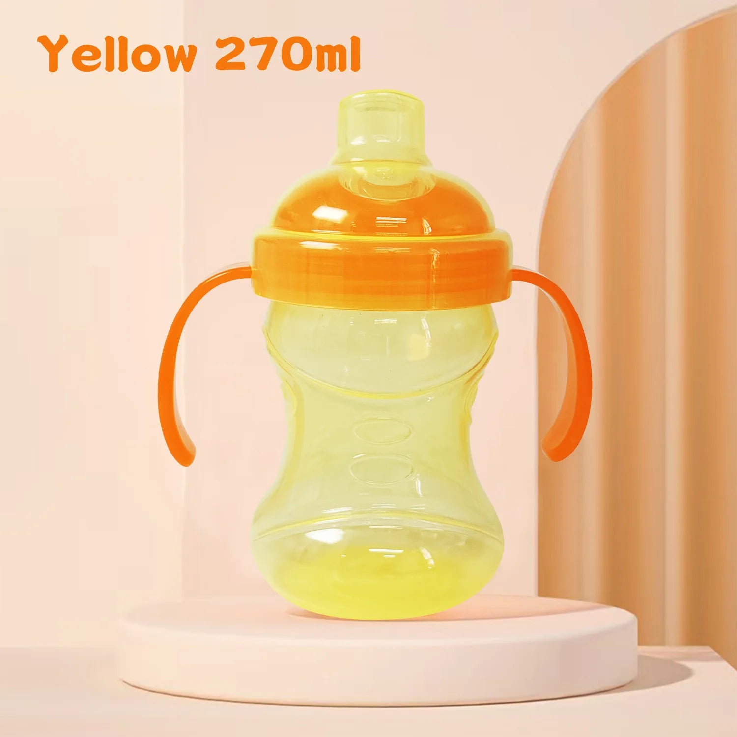 270ml children learn to drink cup anti bucking duck mouth cup baby more than one year old direct drinking milk cup
