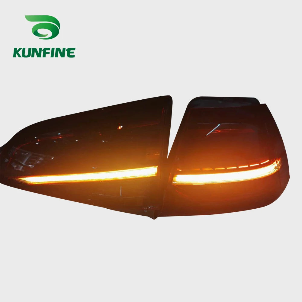 Pair Of Car Tail Light Assembly For Volkswagen VW Golf 7 mk7 Golf 7.5 mk7.5 2013 2014 - 2020 LED Brake Flowing Water Flicker