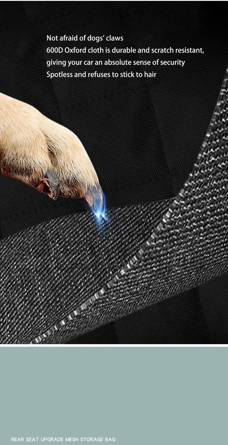 Dog Car Seat Cover Waterproof Pet Dog Carriers Travel Mat Hammock For Small Medium Large Dogs Car Rear Back Seat Safety Pad