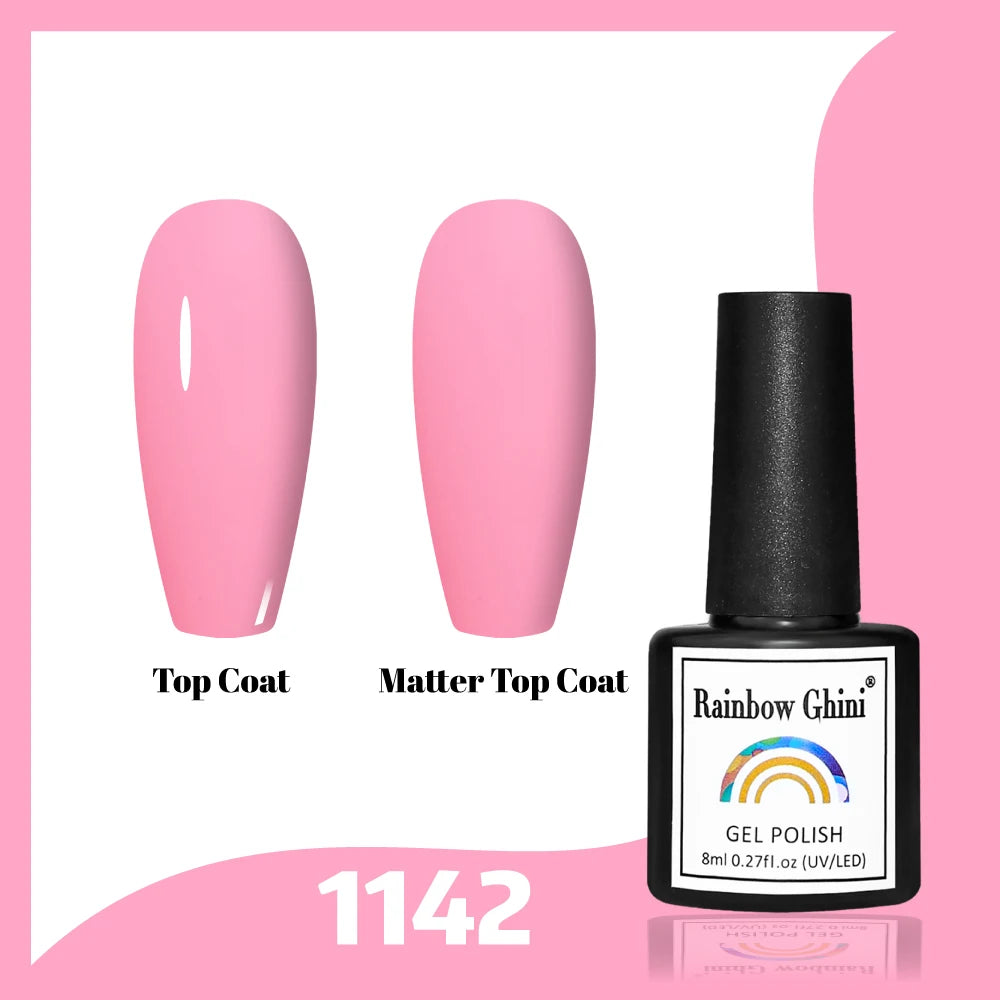 Gel Vernis à ongles semis permanents Paillettes 8Ml 150 couleurs