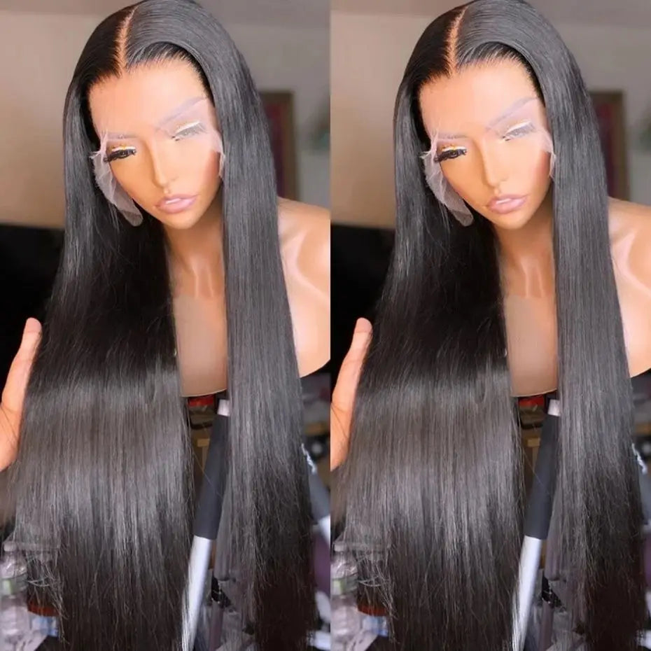 Wigs Human Hair Straight 360 Full Lace Front Wig Human Hair Pre Plucked 13x6 13x4 HD Lace Frontal Hair Wig Brazilian For Women