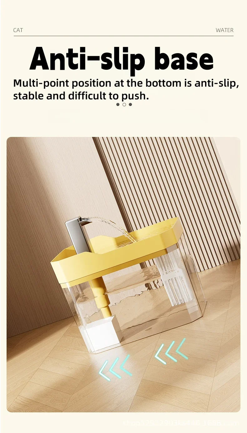2025 New Cat Automatic Water Dispenser Drinking circulating filters flowing water intelligent pet automatic water dispenser