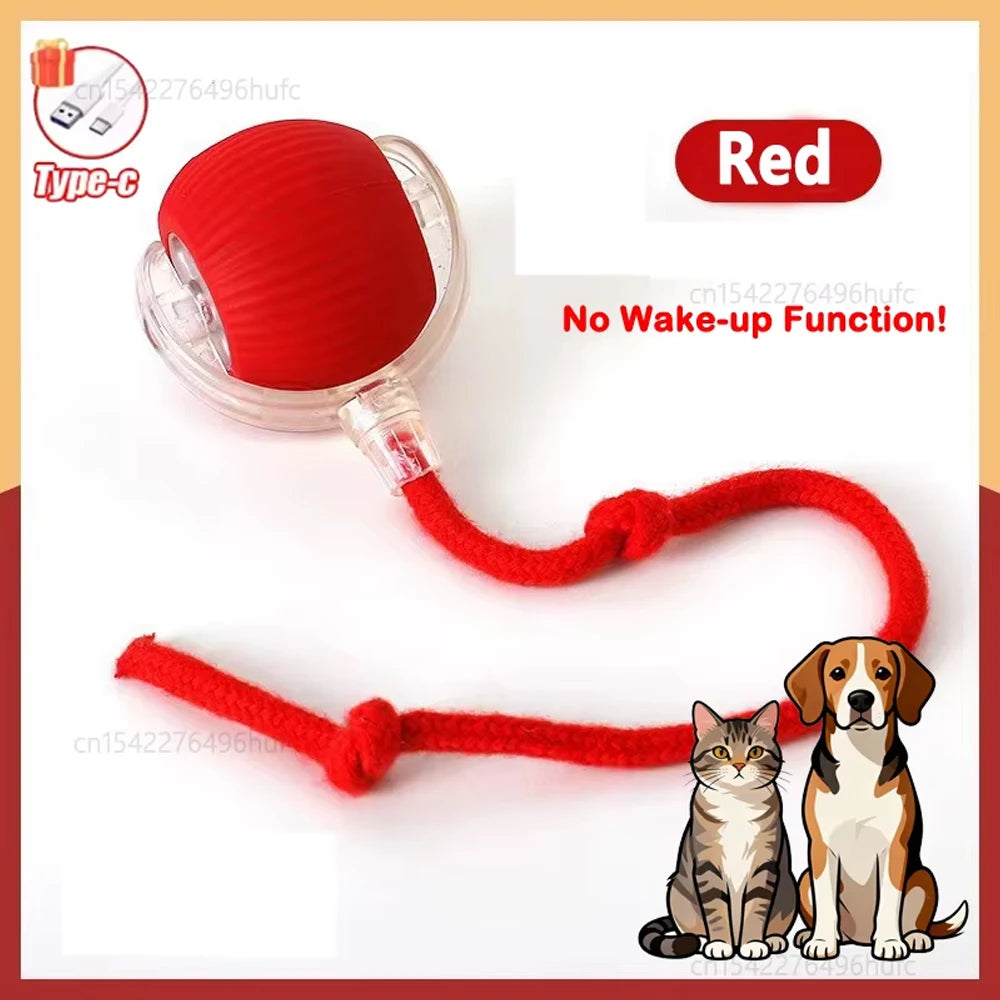 Smart Automatic Cat Ball Interactive 3 Modes Adjustable Rechargeable Electric Rolling Pet Toy Ball Pet Supplies Gift for Cat Dog