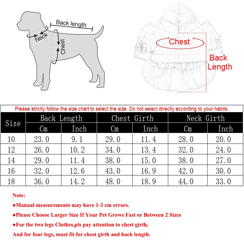 Warm Pet Clothes Cozy Hooded Button Puppy Jacket For Small Medium Dog Winter Warm Waterproof Vest Coat Costume Chihuahua Outfits
