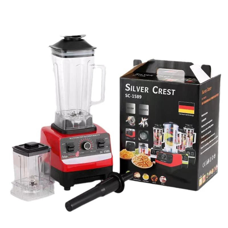 2000W Commercial Blender | Heavy Duty Food Processor & Ice Crush Mixer | High Power Juicer Stationary BPA-Free for Kitchen