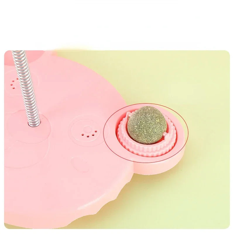 Pet Puzzle Food Leaking Ball Toy Cat Dog Interactive Treat Leaking Toy Catnip Slow Cat Dog Feeder Fun Toys Pet Supplies