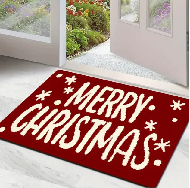 Christmas Gnome Pattern Door Mat Soft Carpet  Living Room Kitchen Bedroom Bathroom Laundry Room Christmas Christmas Home Decor