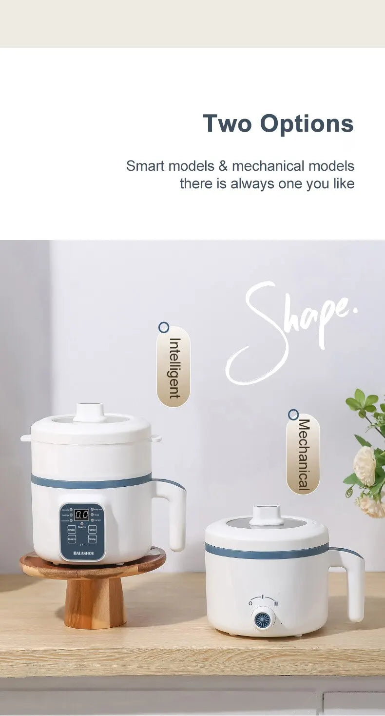 Digital Rice Cooker and Food Steamer | 220V Household Appliance with Dual-Layer Cooking