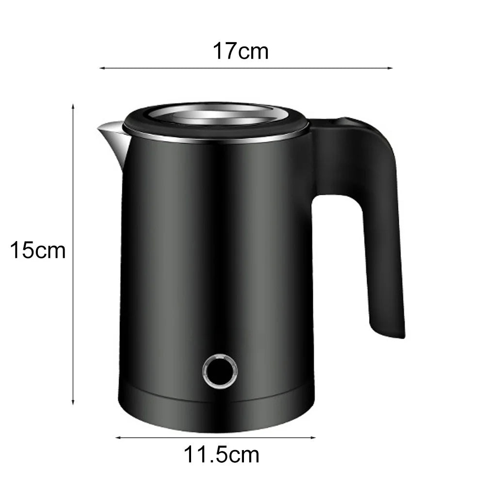 Smart Electric Kettle 600W 500ML Stainless Steel Portable Water Boiling Pot Home Kitchen Appliance EU Compact Fast Boiling