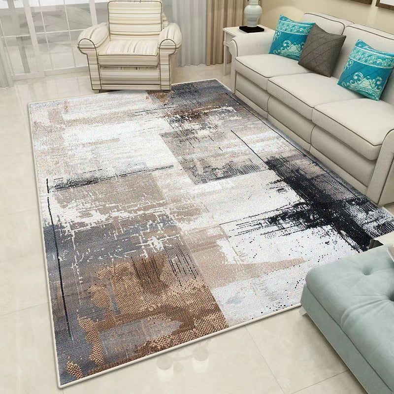 Nordic Geometric CARPET Customizable FOR LIVE ROOM Luxury Home Decoration Bedroom Rugs Washable Antiskid Floor Mats Bedside