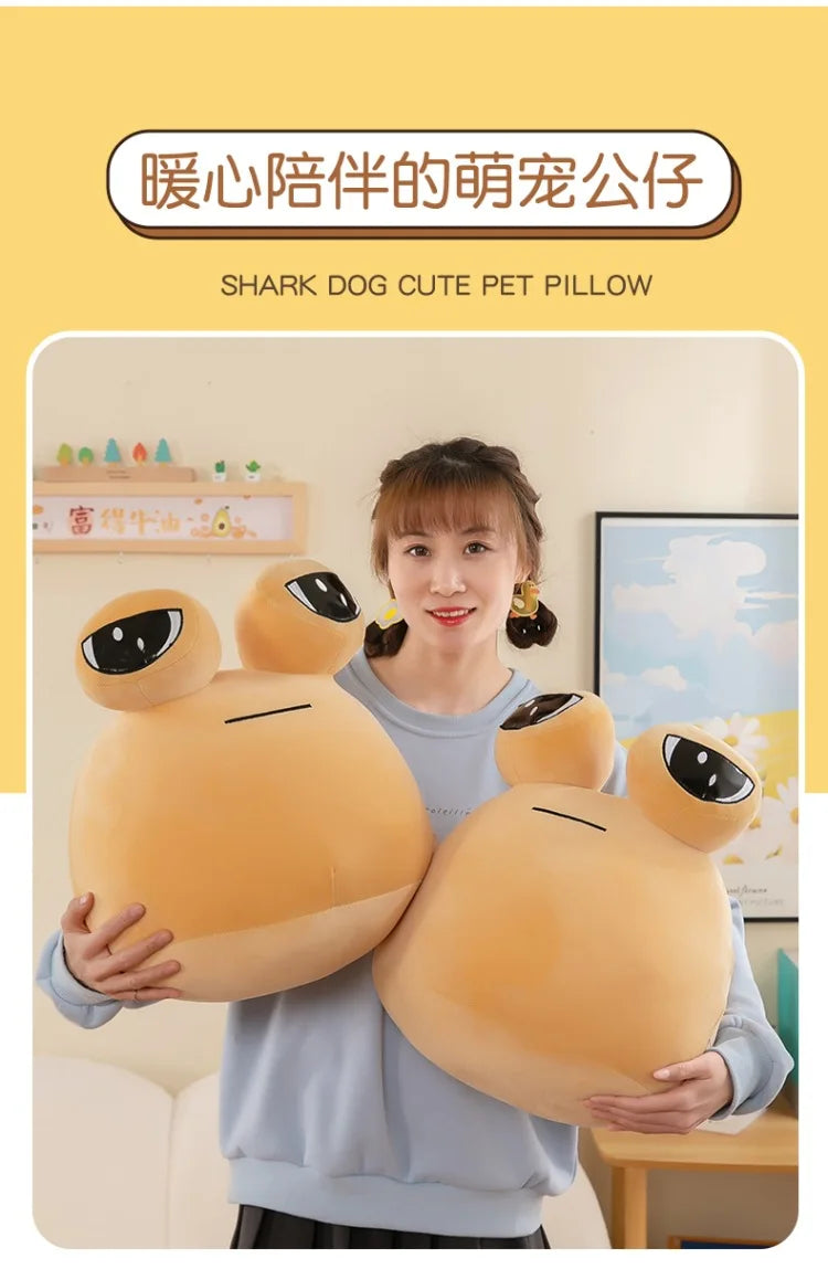 22/30/40/55cm My Pet Alien Pou Big Size Plush Toy Kawaii Alien Pet Dolls Cute Pou Stuffed Toys Soft Pillow Animal Gifts for Kids