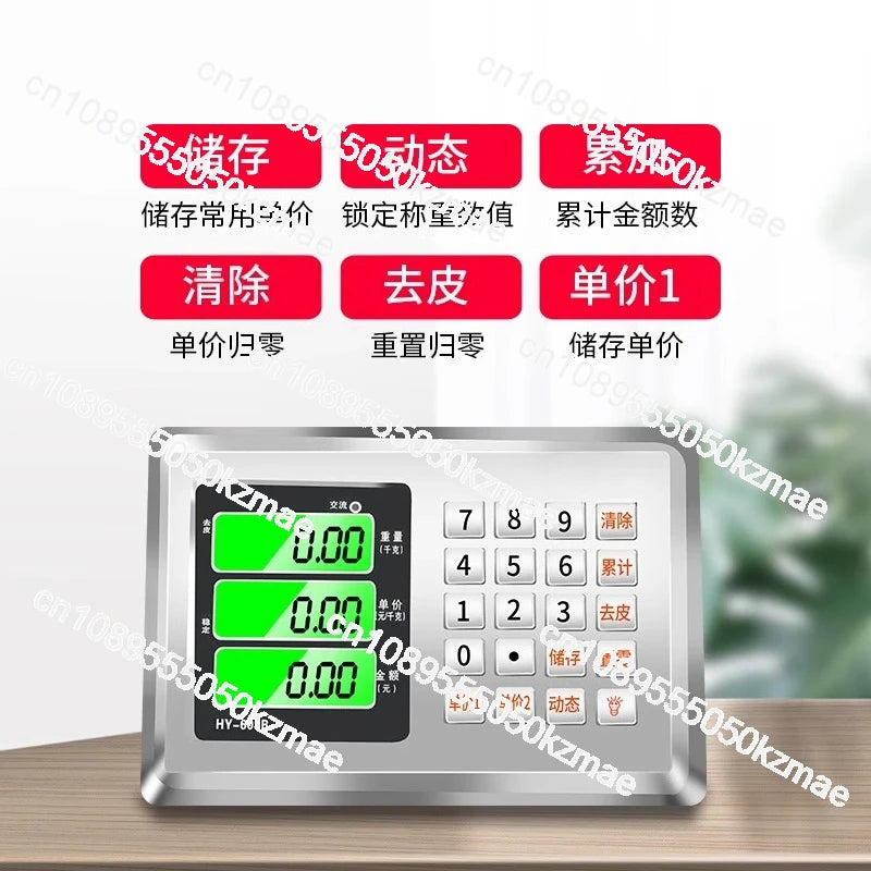 Suitable for portable wireless portable electronic scale Bench scale 300kg separate small scale 600kg