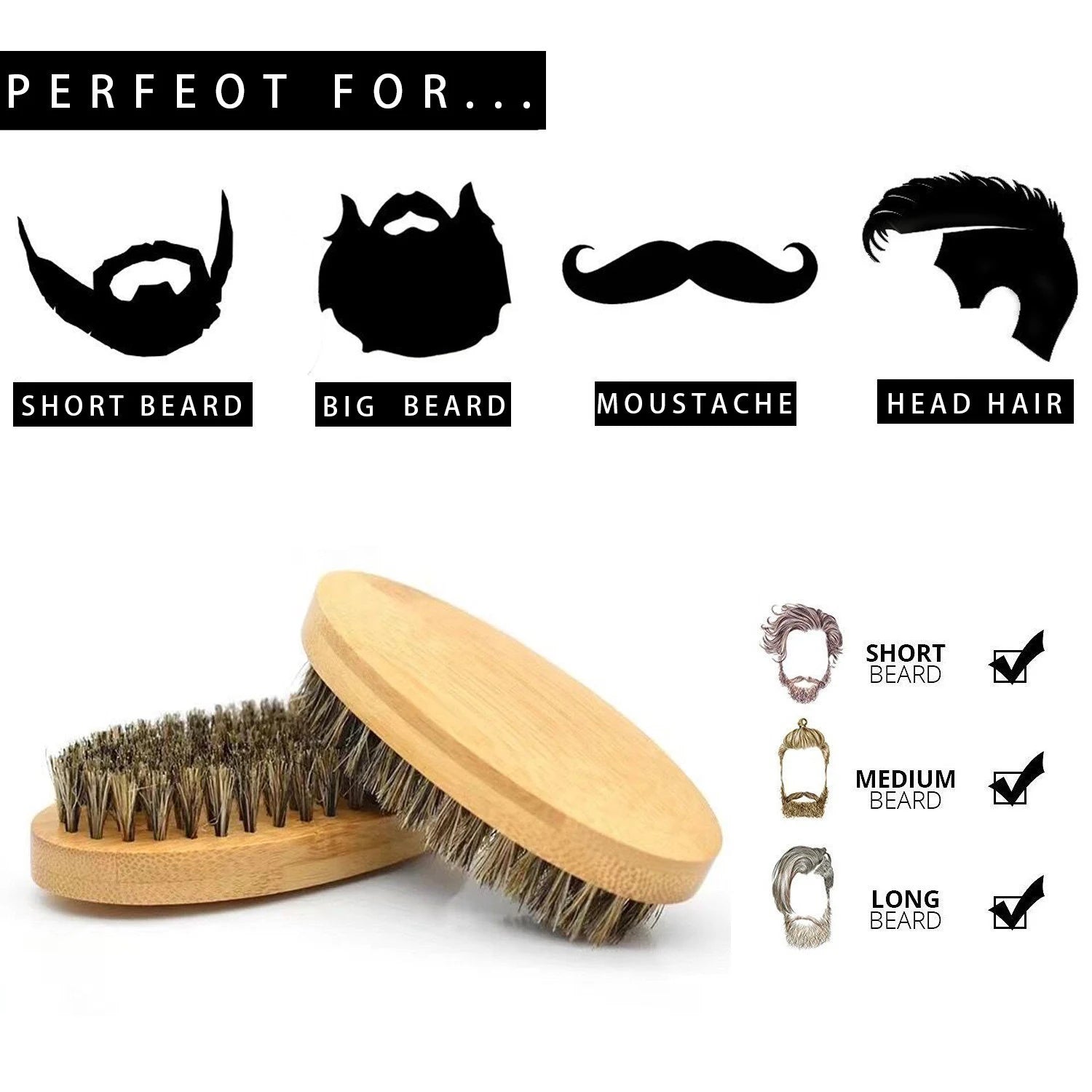 Ensemble de brosses pour hommes