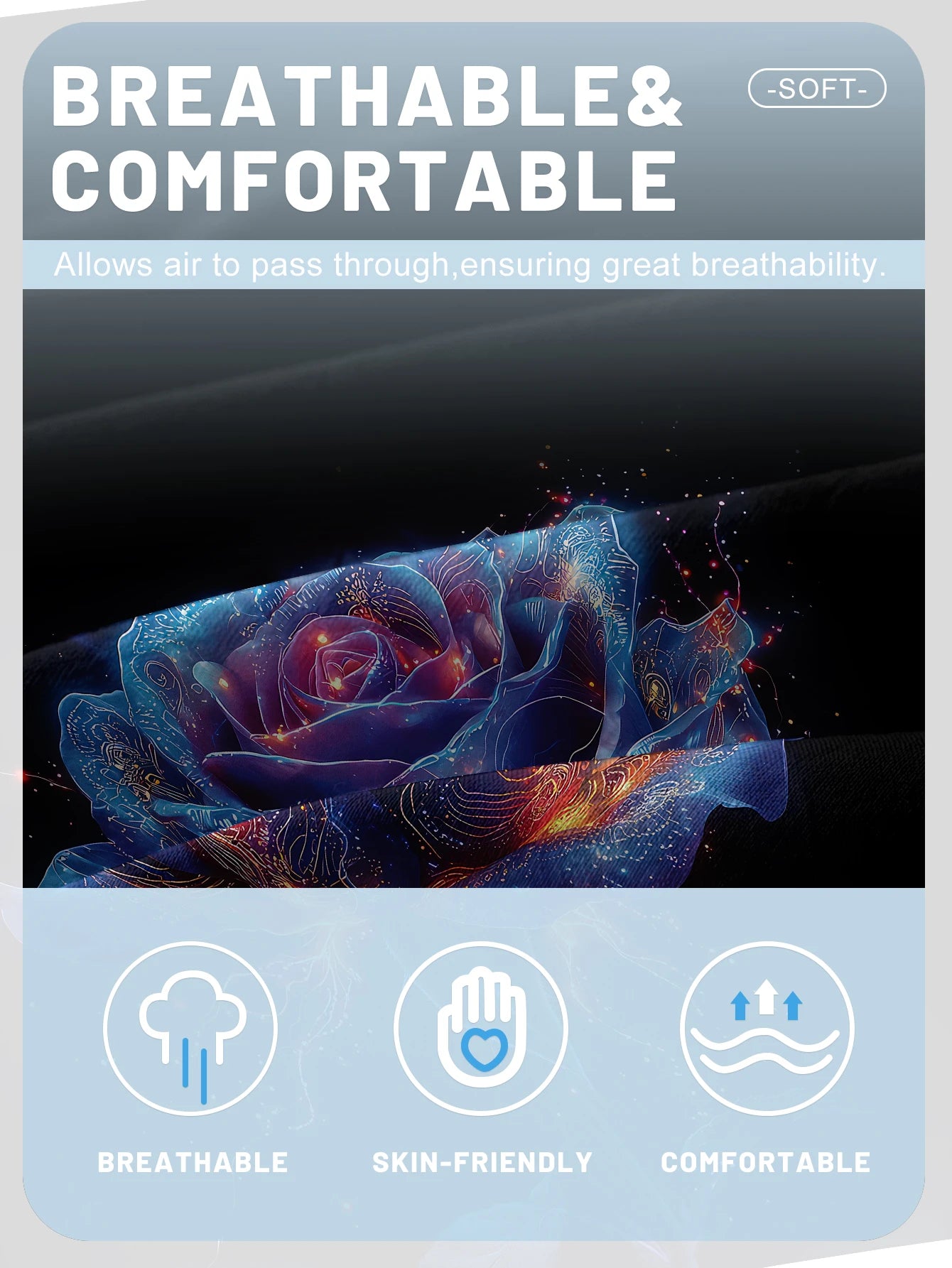 1 Simple modern Plant Flower Purple Rose digital printed frosted Fitted Sheet,bedroom printed bed cover,bedding(No pillowcase)