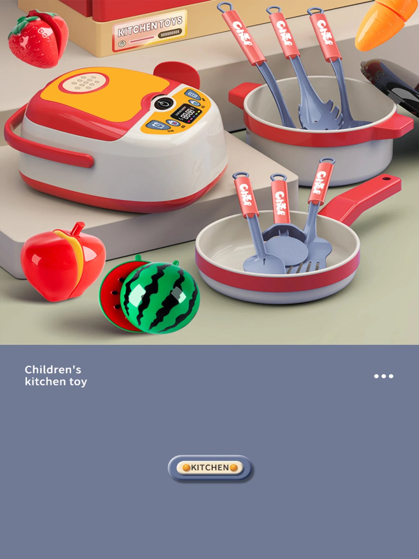 Clearance_Simulation Pretend Play House Kitchen Toy Girl Cooking Tableware Set Girl Simulation Cooking Tableware Set Gifts Toys