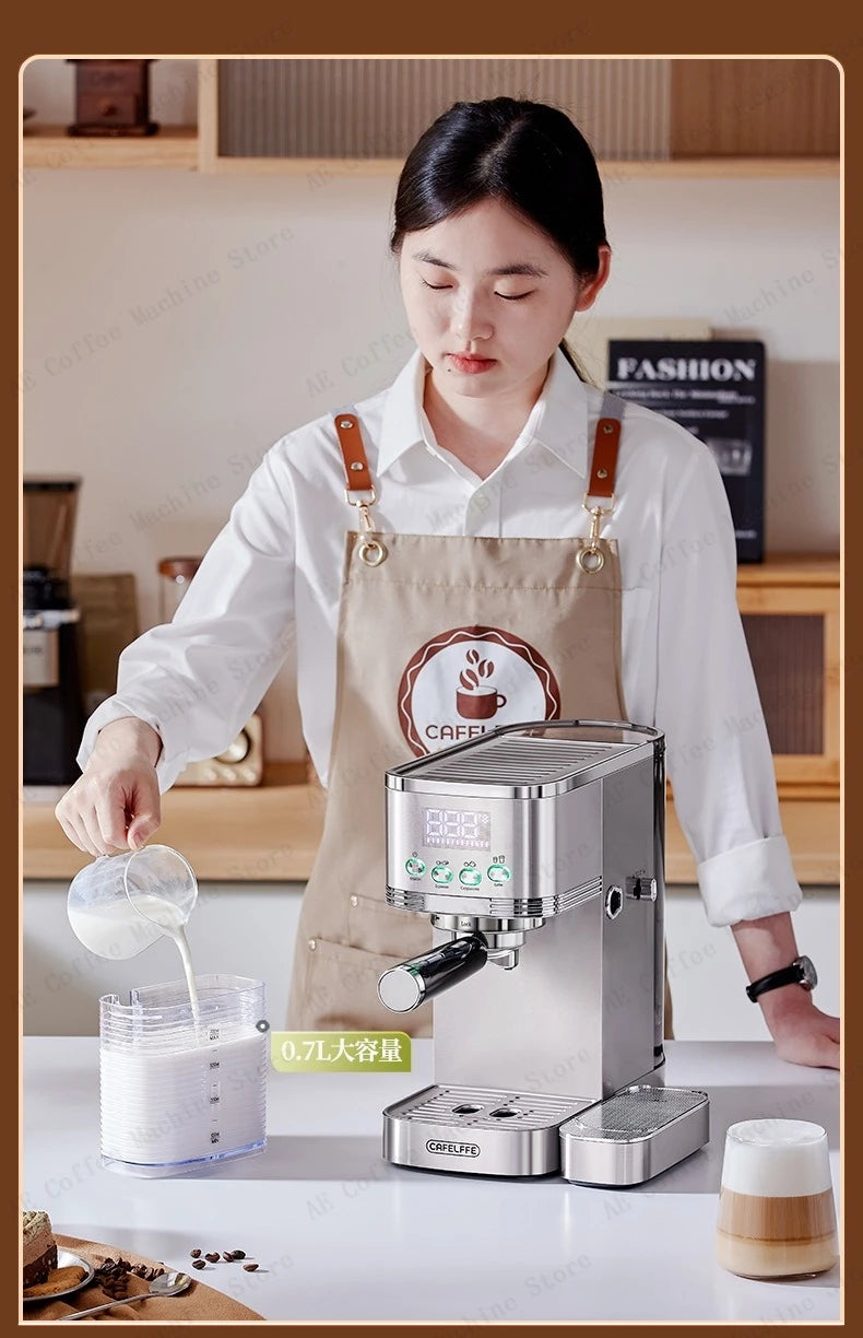Automatic Coffee and Milk Frother All-in-one Machine 20bar Household Small Espresso Coffee Machine Multi-function Coffee Maker