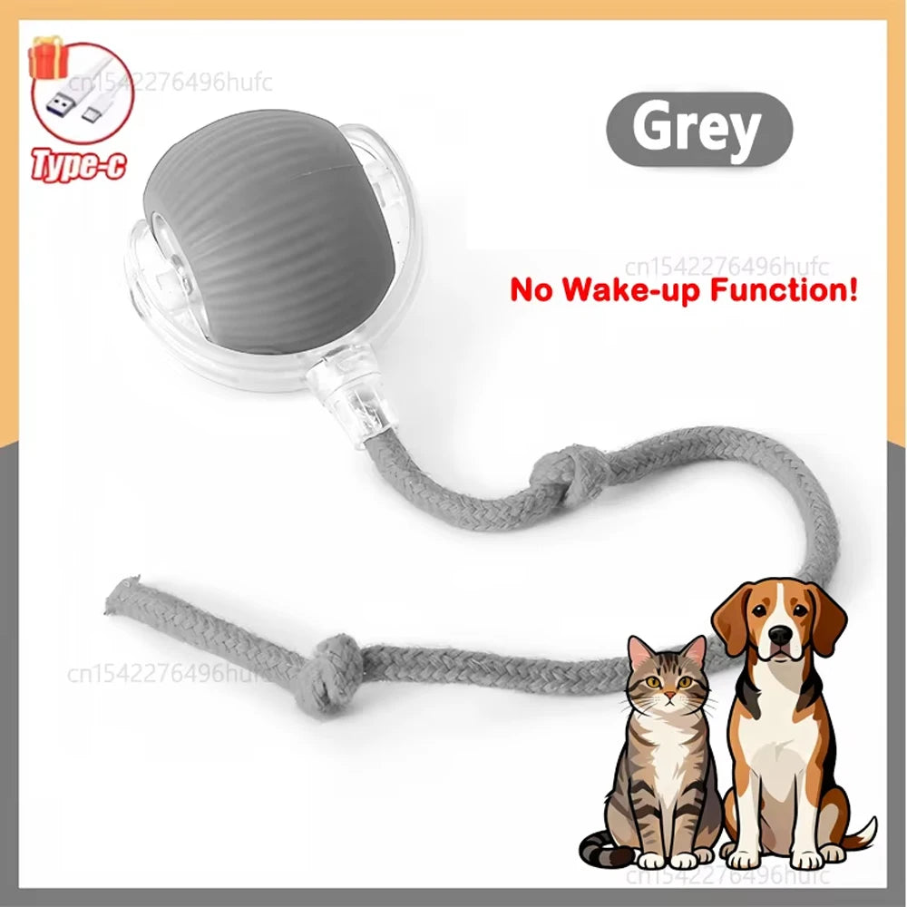 Smart Automatic Cat Ball Interactive 3 Modes Adjustable Rechargeable Electric Rolling Pet Toy Ball Pet Supplies Gift for Cat Dog