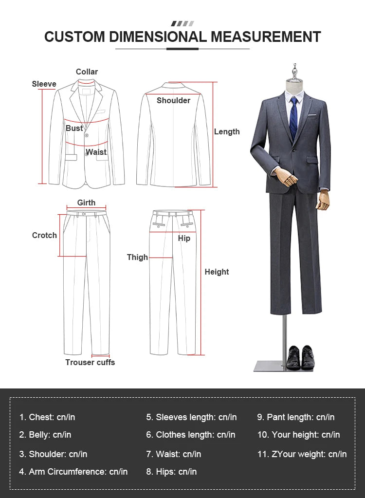 Costumes blanc 3 pièces pour hommes