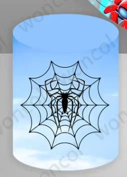 Spidey And His Amazing Friends Round Backdrop Boy Birthday Backdrop Marvel Spidey Cylinder Cover Baby Shower Decor Photo Prop