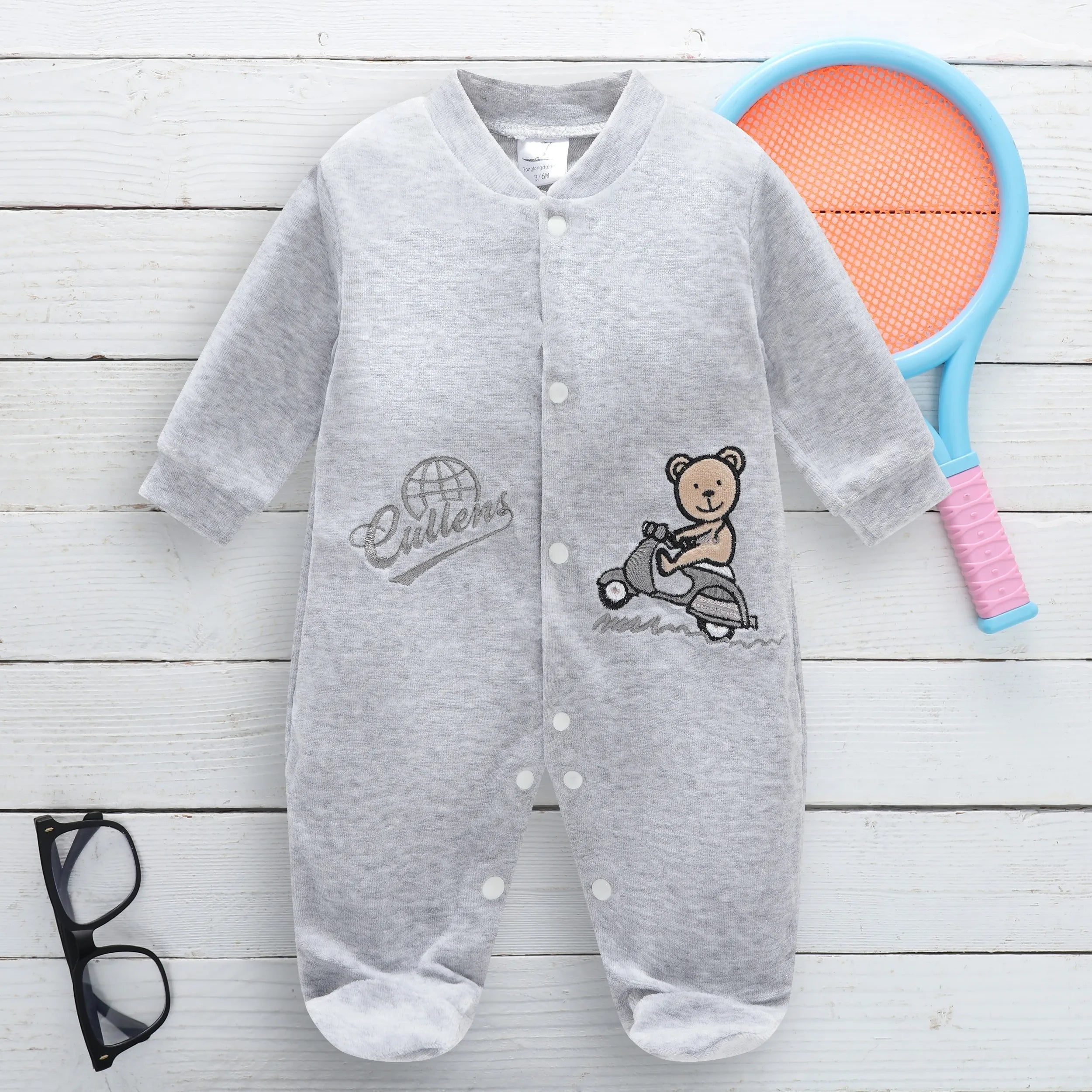 Baby Girl Clothes For Baby Clothes 0 To 12 Months Boys Clothing Newborn Baby Things Bodysuits One-pieces Cartoon Fleece Pajamas